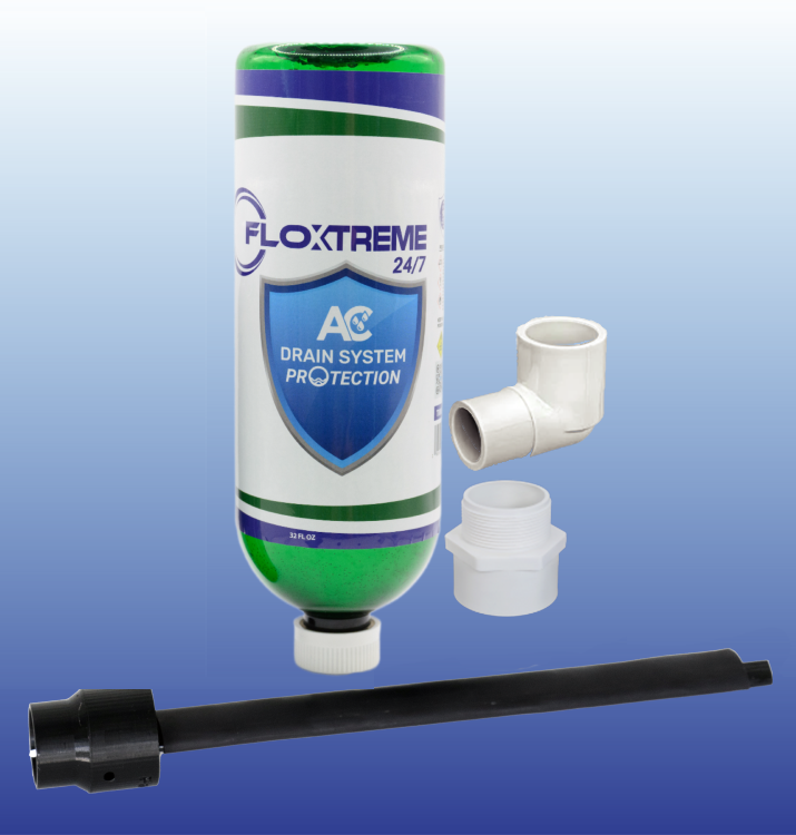 FLOXTREME 24/7 - AUTOMATIC AIR CONDITIONING DRAIN LINE CLEANING SYSTEM *COMPLETE KIT*