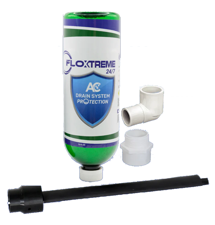 Floxtreme 24/7 - Automatic A/C Drain Line Cleaner - Positive Pressure